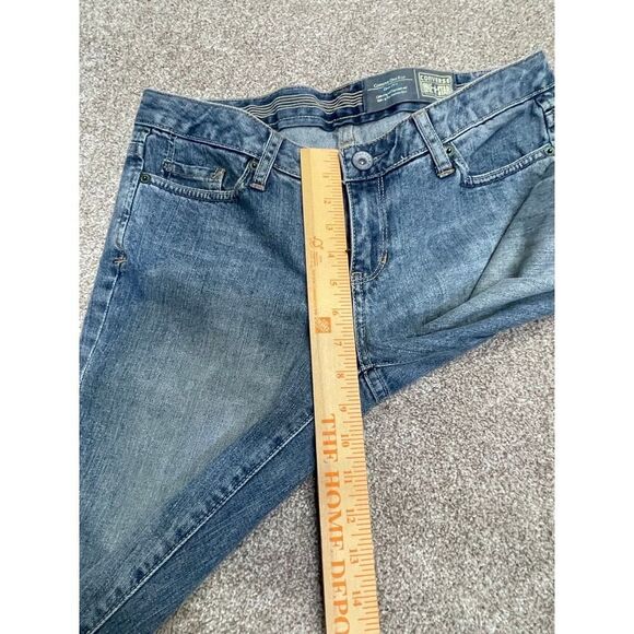Converse one star womens bootcut jeans sz 6 mid rise blue jeans retro Y2K - Picture 6 of 12